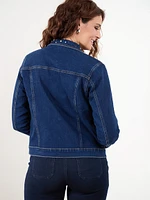 Rhinestone Denim Jacket