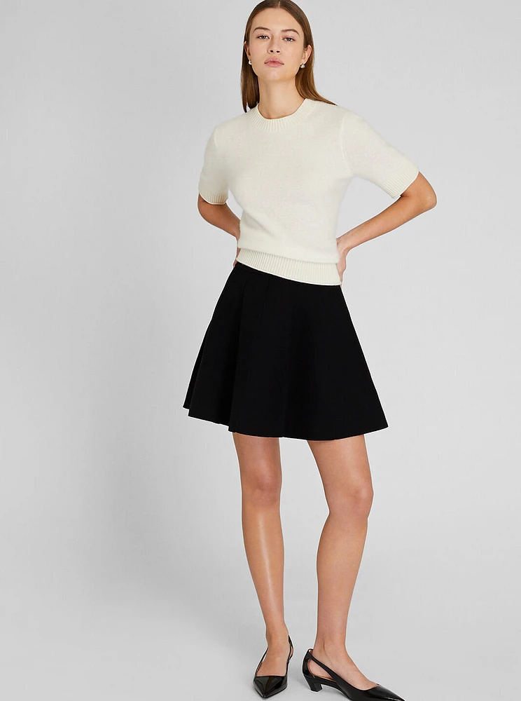 Milano Knit Mini Skirt