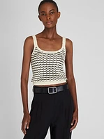 Bouclé Stitch Tank