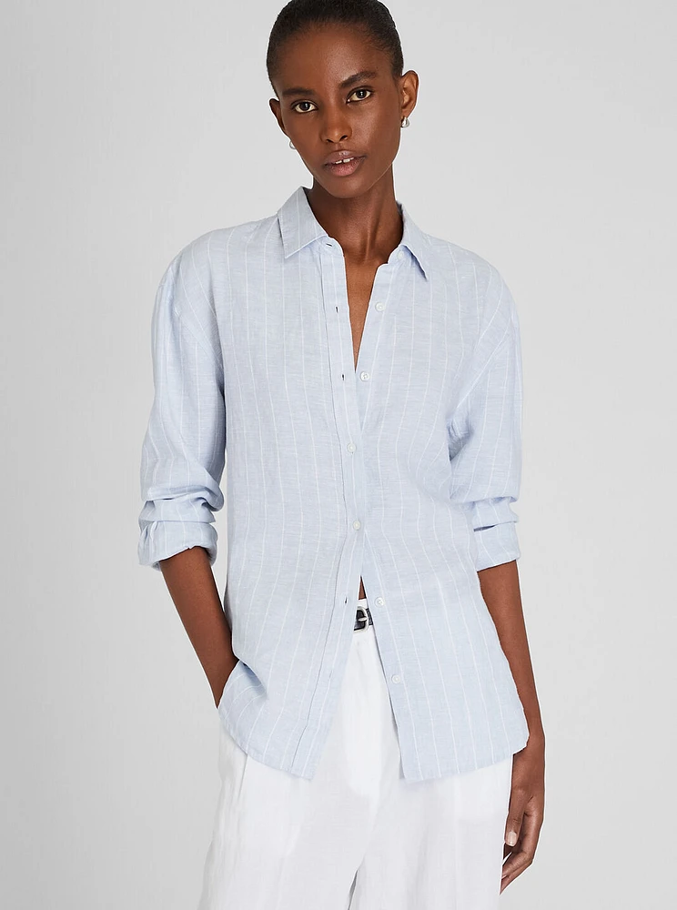 Signature Striped Linen Shirt