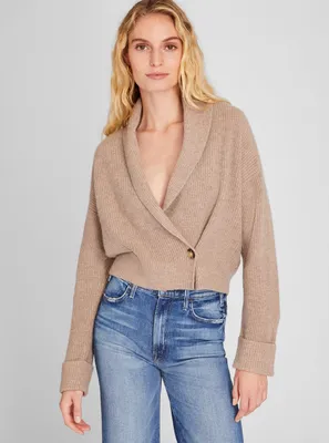 Cashmere Shawl Wrap Cardigan