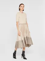 T-Shirt Pleated Dress