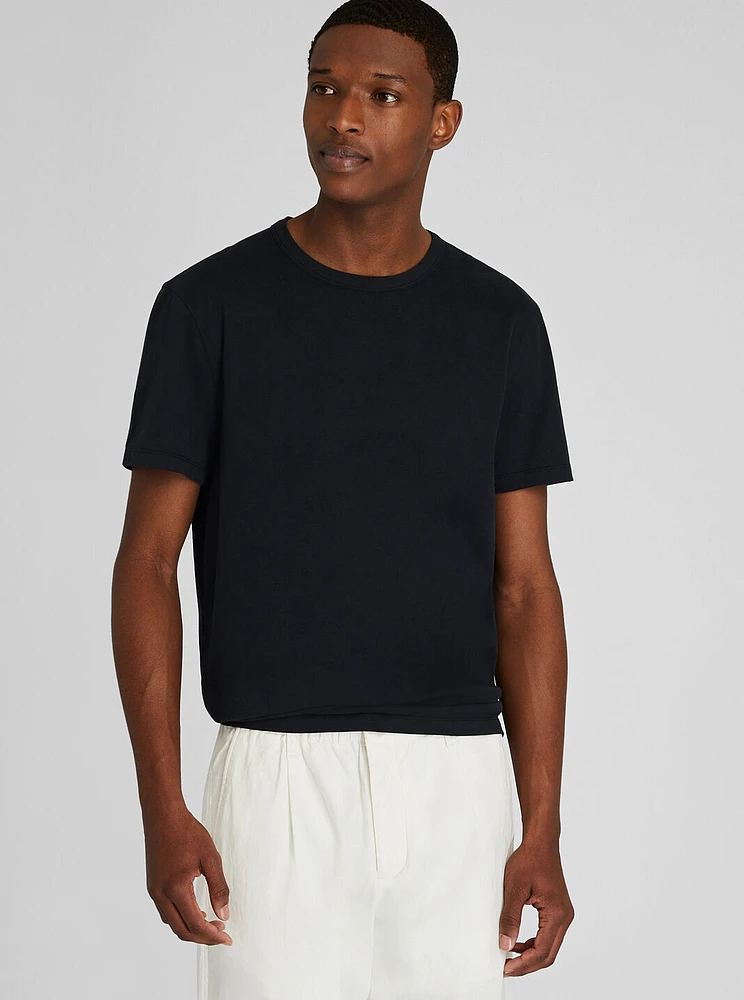 Slim Brushed Cotton Tee