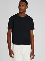 Slim Brushed Cotton Tee