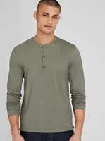 Long Sleeve Tech Henley