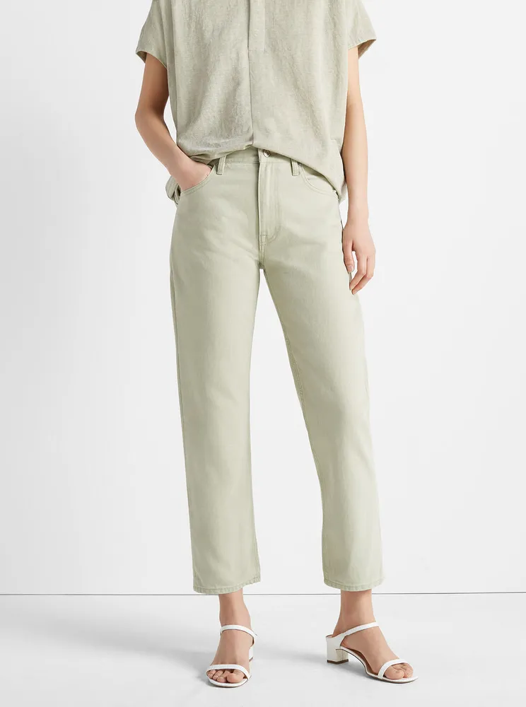 Cali Cotton Stretch Cropped Bootcut Pants