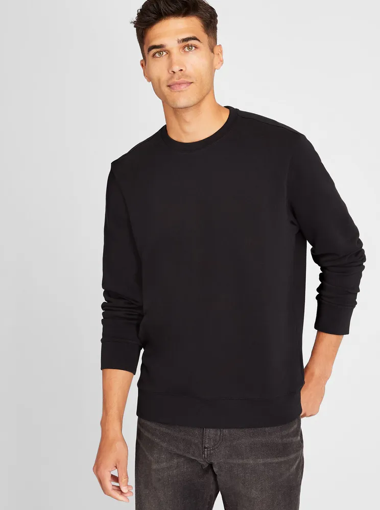 french terry crewneck sweatshirt