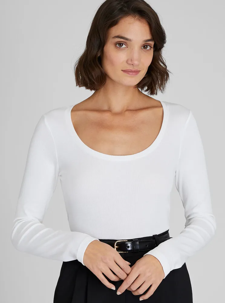 Carolena Scoop Neck Top