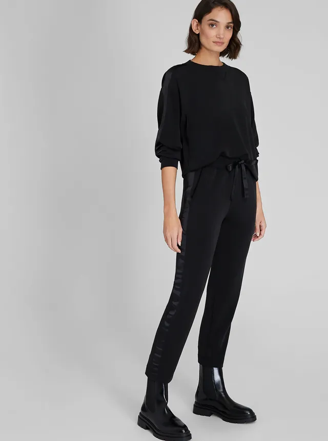 Refined Pintuck Trousers