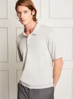 Fine Gauge Silk Blend Polo