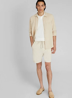 Elasticated Linen Short