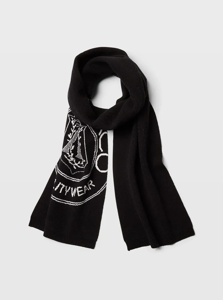 Crest Wool Scarf