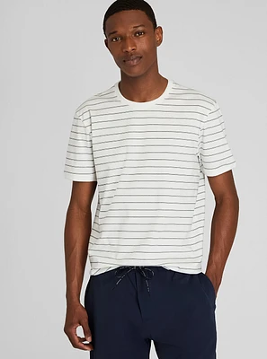 Short Sleeve Refined Stripe Shirt