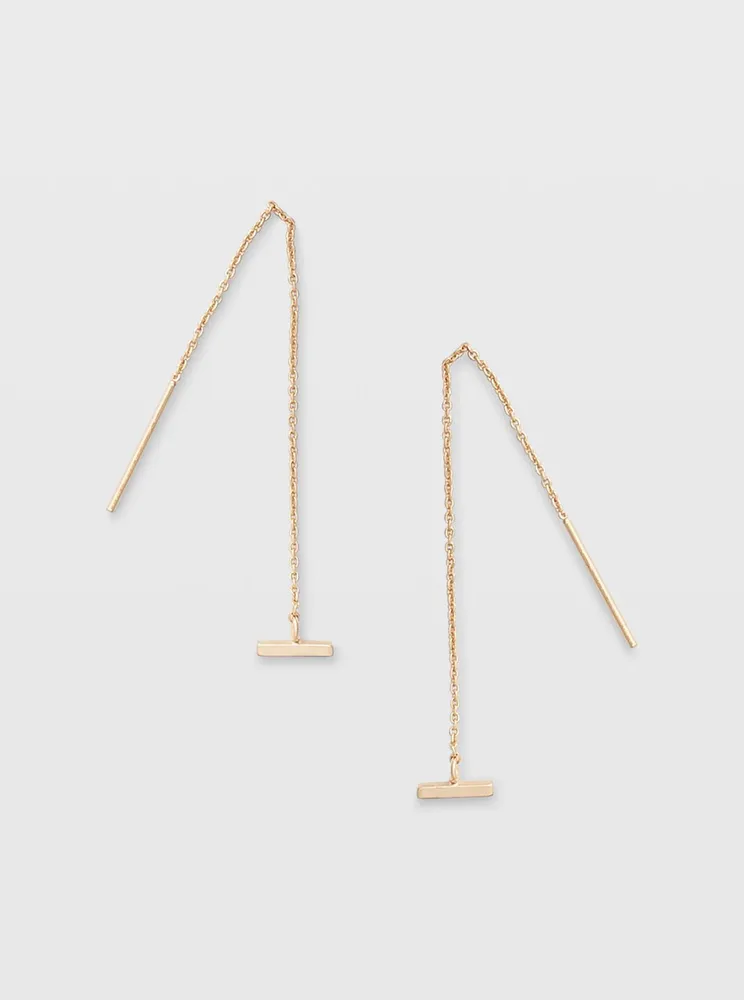 Bar Threader Earrings