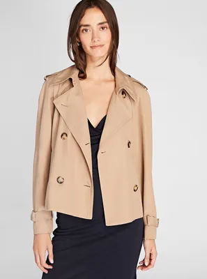 Cropped Soft Trench