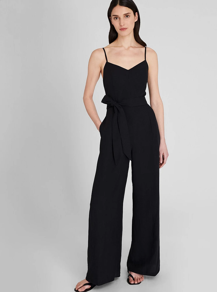 Linen Blend Jumpsuit