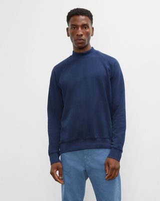 Tea Dyed Mockneck Sweater