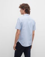 Slim Short-Sleeve Oxford Shirt