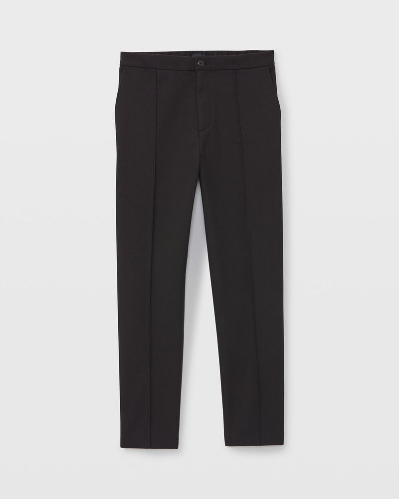 Refined Pintuck Trousers
