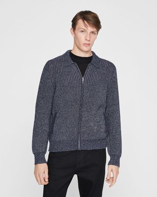 Ribbed Sweater Jacket