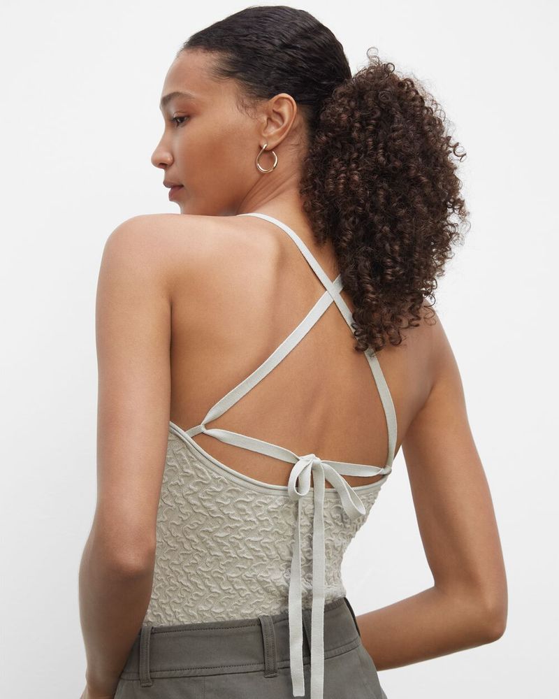 Strappy Texture Tank