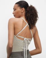 Strappy Texture Tank