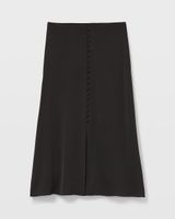 Button Front Slip Skirt