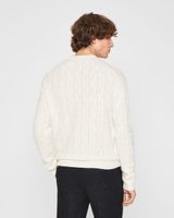 Cashmere Cable Crewneck Sweater