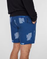 Allover Print Athletic Shorts