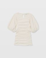 Ruched Pull Sleeve Top