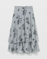 Double Tiered Pleated Skirt