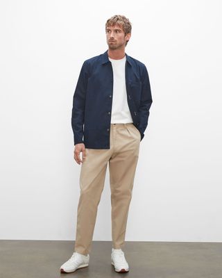 Pleated Tapered Chinos