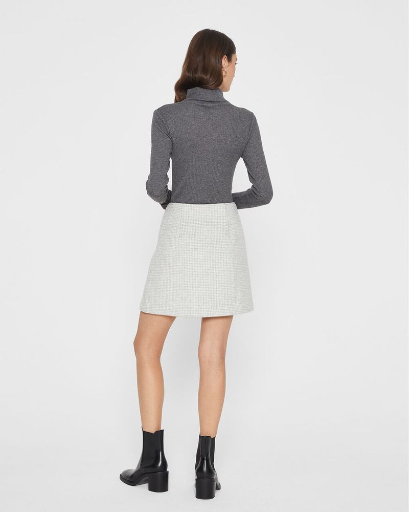 Centie Plaid Mini Skirt