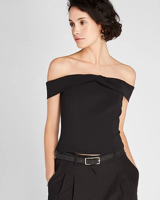 Off The Shoulder Draped Top