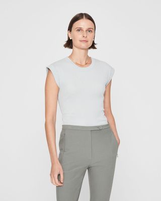 Textured Ruched Top