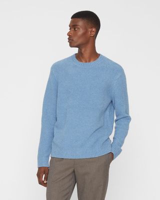 Bouclé Crewneck Sweater