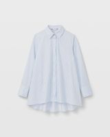 Striped Button-Down Swing Shirt