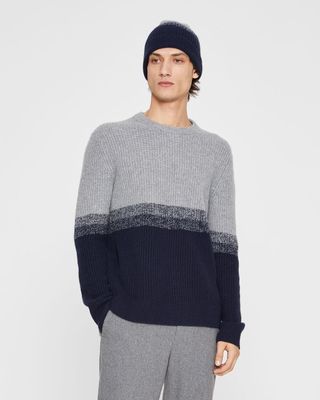 Cashmere Novelty Crew Sweater