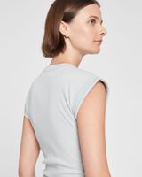 Textured Ruched Top