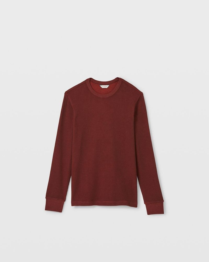 Thermal Long Sleeve Crewneck Sweater