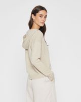 Cashmere Button Front Hoodie
