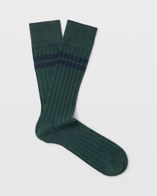Engineered Stripe Socks