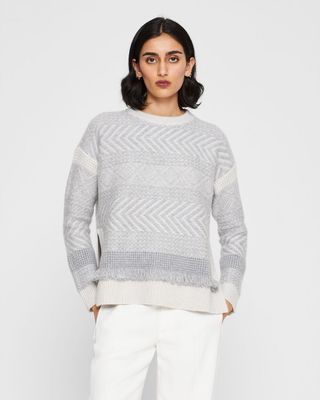 Cashmere Fringe Sweater
