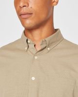 Long Sleeve Textured Button-Down Shirt