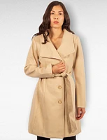 Tuvia Single Breasted Wool Blend Belted Coat by Saki