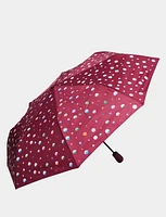 Color Changing Compact Umbrella With Cute Polka Dots Pattern By Up-Brella