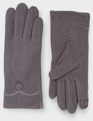 stretchy, soft-finish gloves with touchscreen fingertips by saki