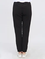 Vegan Stretchy Jogger Ankle Pants By Point Zero