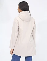 Versatile Wind & Water Resistant Zip Off Hood Vegan Jacket by Saki