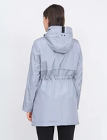 Water-resistant Adjustable Drawstring Cinched Waist Hooded Coat By Portrait